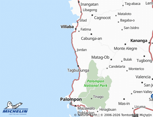 MICHELIN Abijao map - ViaMichelin