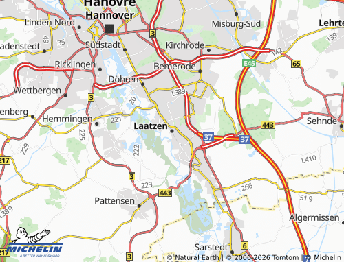 MICHELIN Laatzen map - ViaMichelin