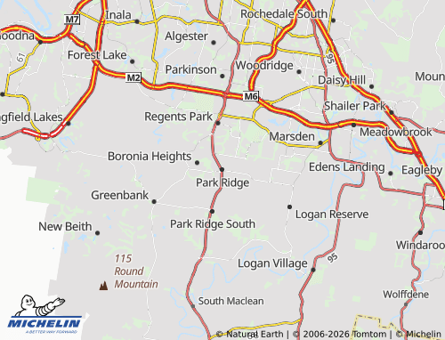 Mapa MICHELIN Park Ridge - ViaMichelin