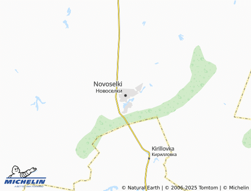 MICHELIN Novoselki map - ViaMichelin