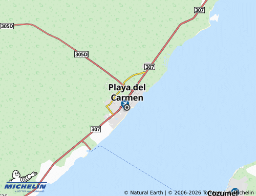 MICHELIN Infonavit Gaviotas map - ViaMichelin