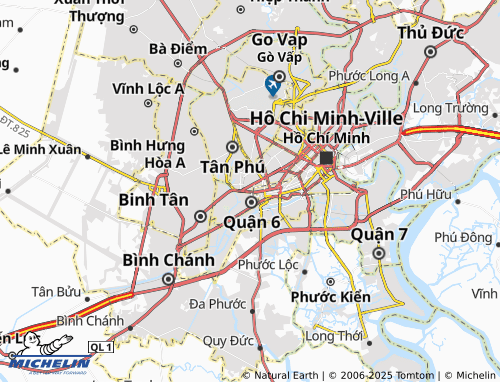 MICHELIN Phường 16 map - ViaMichelin