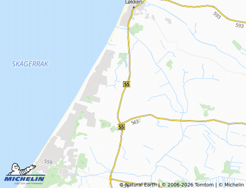 MICHELIN Brødslev map - ViaMichelin