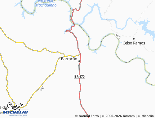 Mapa MICHELIN São Valentim - ViaMichelin