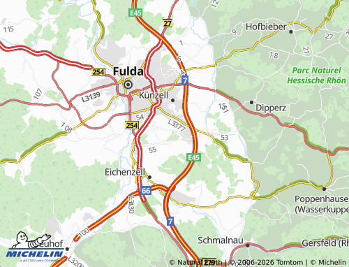 MICHELIN Florenberg map - ViaMichelin