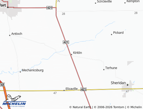 Mappa MICHELIN Kirklin - ViaMichelin