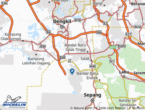 MICHELIN Desa Bestari map - ViaMichelin