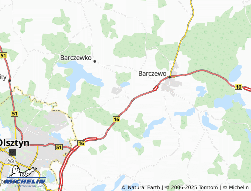 Mappa MICHELIN Łęgajny - ViaMichelin
