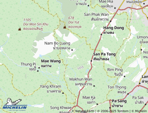 MICHELIN Ban Mae map - ViaMichelin