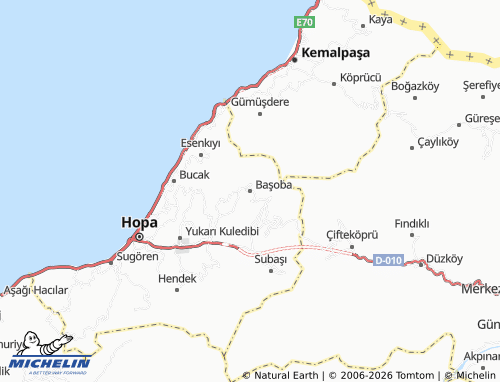 Mappa MICHELIN Başoba - ViaMichelin