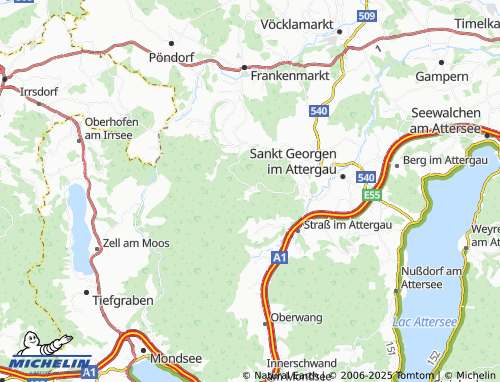 MICHELIN-Landkarte Lichtenberg - ViaMichelin