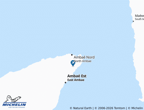 MICHELIN-Landkarte North Ambae - ViaMichelin