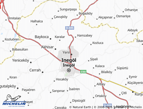Mappa MICHELIN Yeni - ViaMichelin