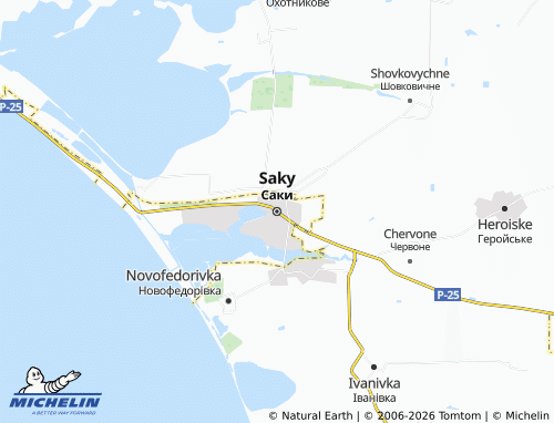 MICHELIN Saky map - ViaMichelin