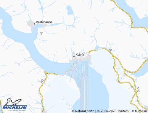 Mappa MICHELIN Kvívíkar - ViaMichelin