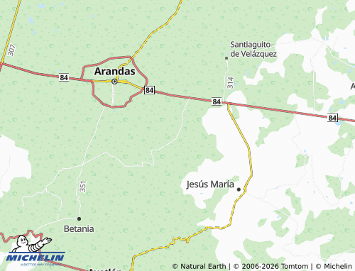 MICHELIN El Refugio map - ViaMichelin