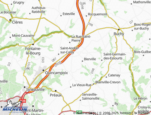Mappa MICHELIN Pierreval - ViaMichelin