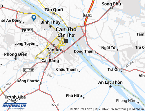 Mapa MICHELIN Phú Thứ - ViaMichelin