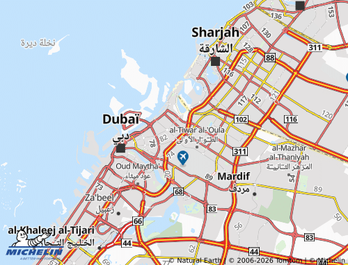 Carte MICHELIN Hour al-'Anz Sharq - ViaMichelin