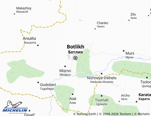 MICHELIN-Landkarte Botlikh - ViaMichelin