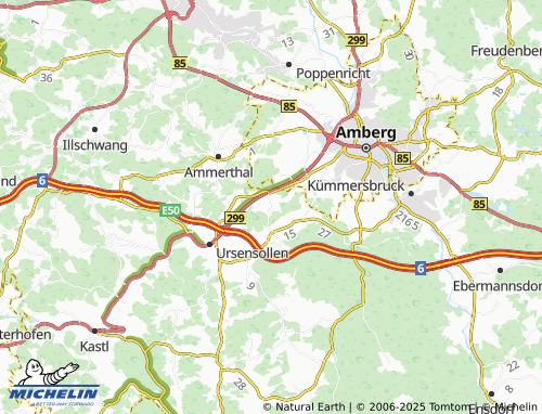 Carte MICHELIN Ullersberg - ViaMichelin