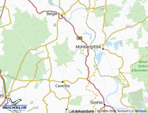 MICHELIN Wohlau map - ViaMichelin