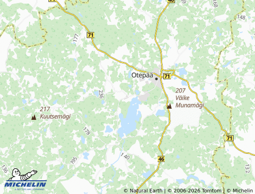 Mapa MICHELIN Pühajärve - ViaMichelin