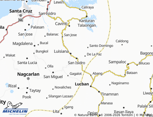 MICHELIN San Isidro map - ViaMichelin