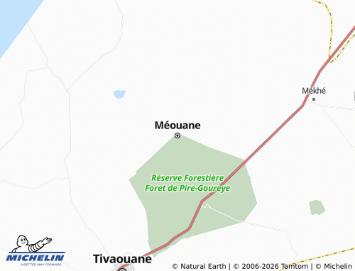 Mapa MICHELIN Méouane - ViaMichelin