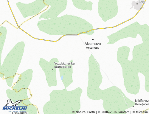 MICHELIN-Landkarte Samodurovka - ViaMichelin