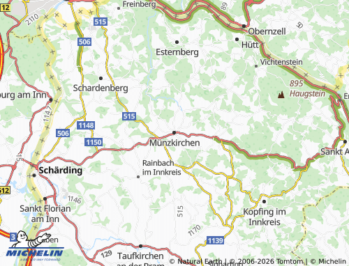 MICHELIN Münzkirchen map - ViaMichelin