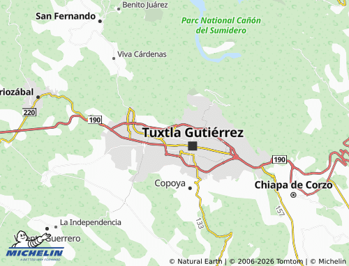 MICHELIN-Landkarte Hacienda de México - ViaMichelin