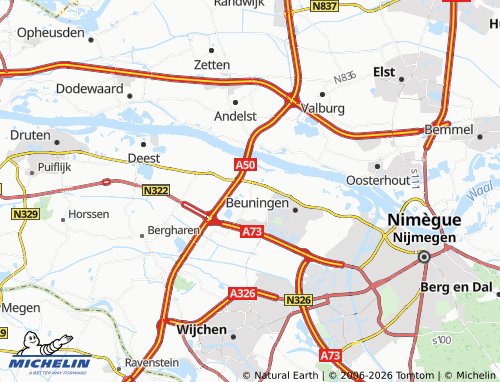 Mappa MICHELIN Ewijk - ViaMichelin