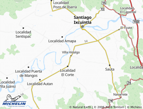 MICHELIN Miguel Hidalgo map - ViaMichelin