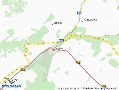 Mapa MICHELIN Žagariškiai - ViaMichelin