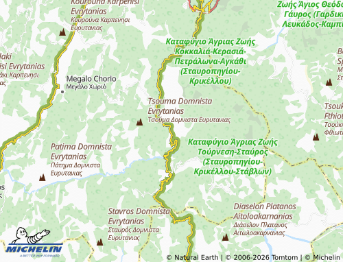 MICHELIN Krikello map - ViaMichelin