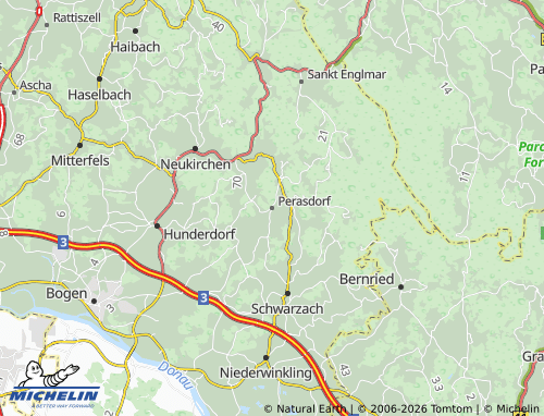 MICHELIN-Landkarte Perasdorf - ViaMichelin