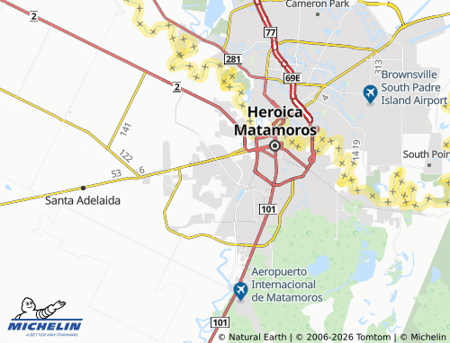 Mappa MICHELIN Valle de Casa Blanca - ViaMichelin