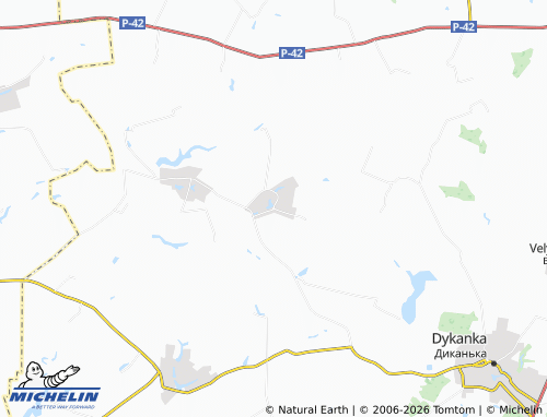 Mapa MICHELIN Petro-Davydivka - ViaMichelin