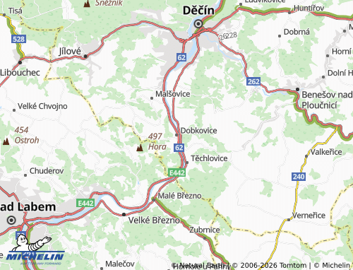 Mappa MICHELIN Dobkovice - ViaMichelin