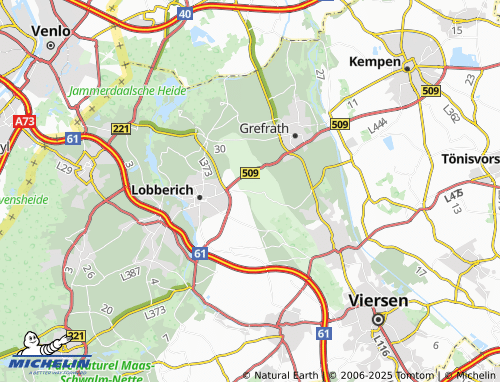 Carte MICHELIN Oberbocholt - ViaMichelin