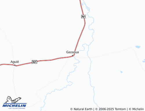 MICHELIN Gazaoua map - ViaMichelin