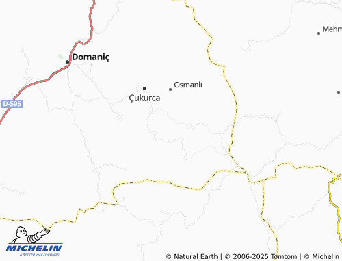 MICHELIN Küçükler map - ViaMichelin