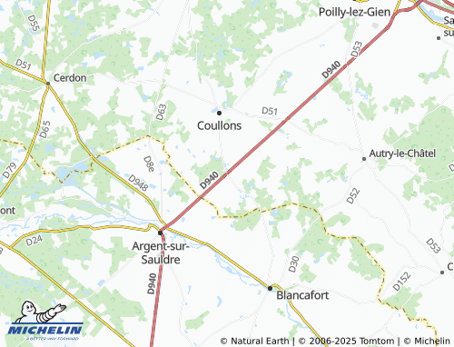 MICHELIN-Landkarte Le Chêne-Rond - ViaMichelin