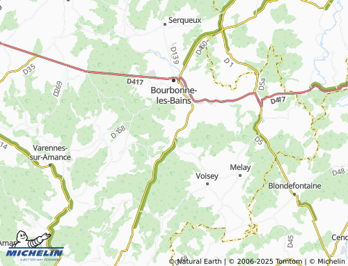 Carte MICHELIN Genrupt - ViaMichelin