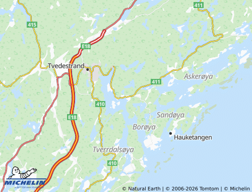 Carte MICHELIN Sagesund - ViaMichelin