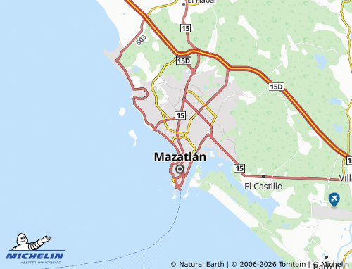 MICHELIN Sembradores de la Amistad map - ViaMichelin
