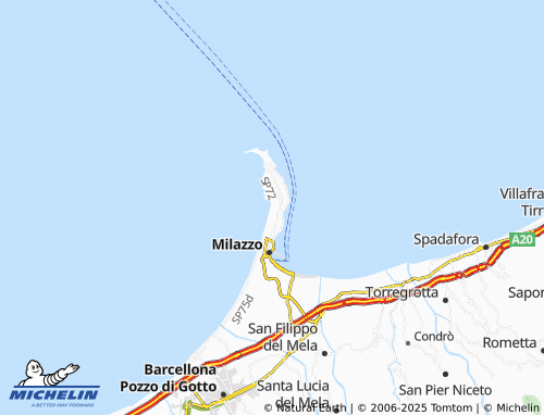MICHELIN Tono map - ViaMichelin