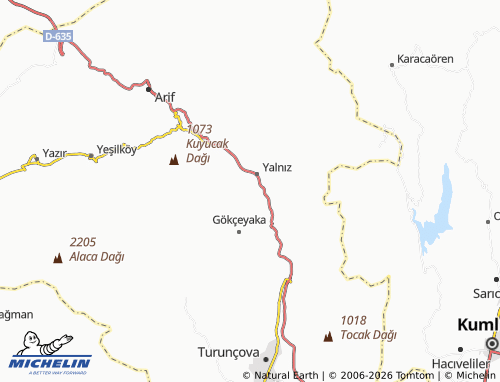 MICHELIN Gökbük map - ViaMichelin