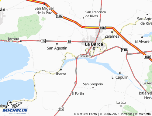 MICHELIN Cumuato map - ViaMichelin